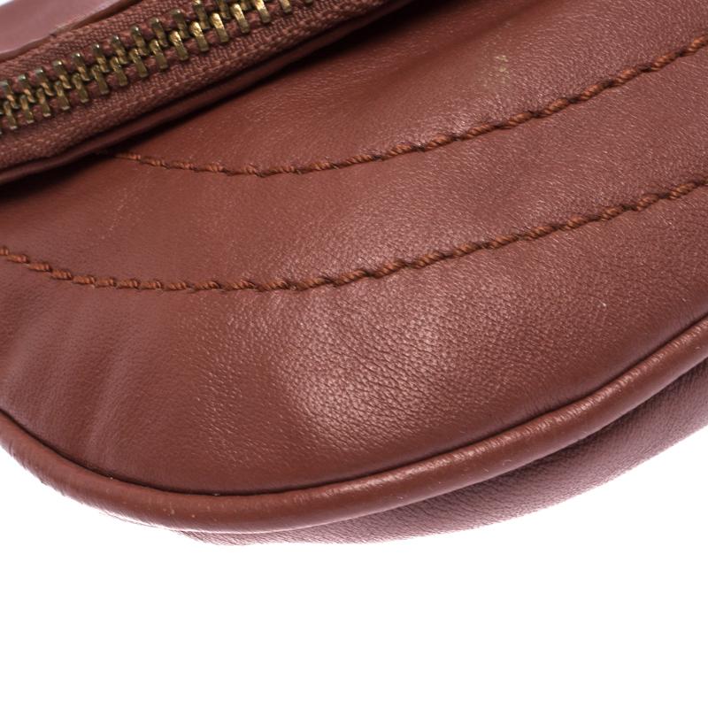 Marc by Marc Jacobs - Sac à bandoulière en cuir marron « Petal to the Metal » 1