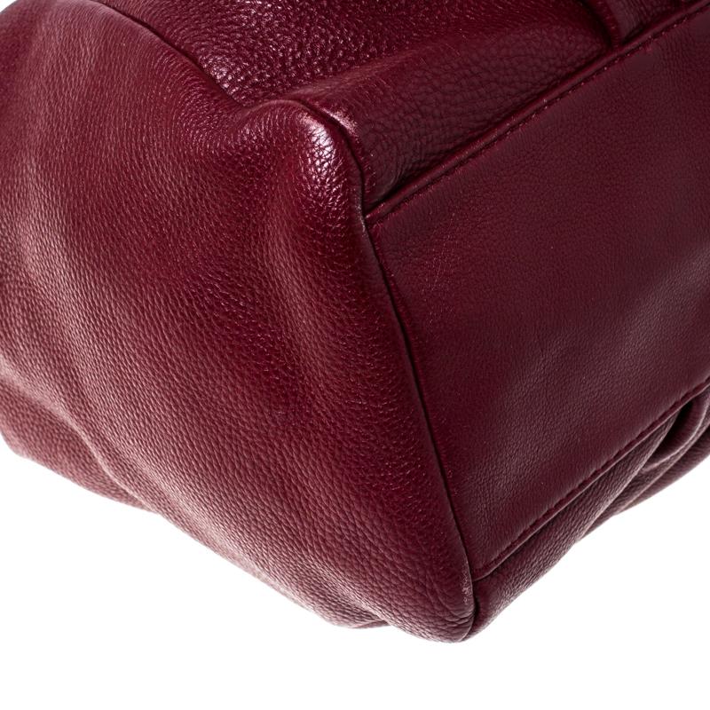 Marc by Marc Jacobs Burgundy Leather Tote 2