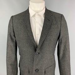 MARC by MARC JACOBS Charcoal Heather Wool Blend Notch Lapel Sport Coat