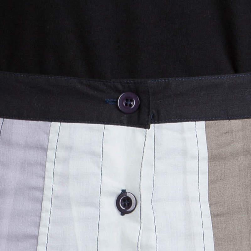 Women's Marc by Marc Jacobs Colorblock Cotton Button Front Skirt S For Sale