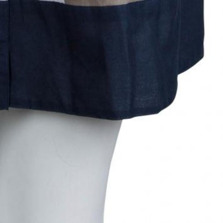 Marc by Marc Jacobs Farbblock-Rock aus Baumwolle mit Knopfleiste und Knopfleiste S im Angebot 2