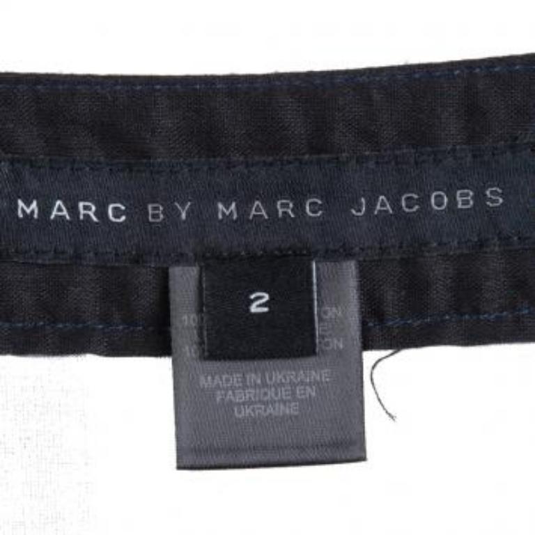 Marc by Marc Jacobs Farbblock-Rock aus Baumwolle mit Knopfleiste und Knopfleiste S im Angebot 3