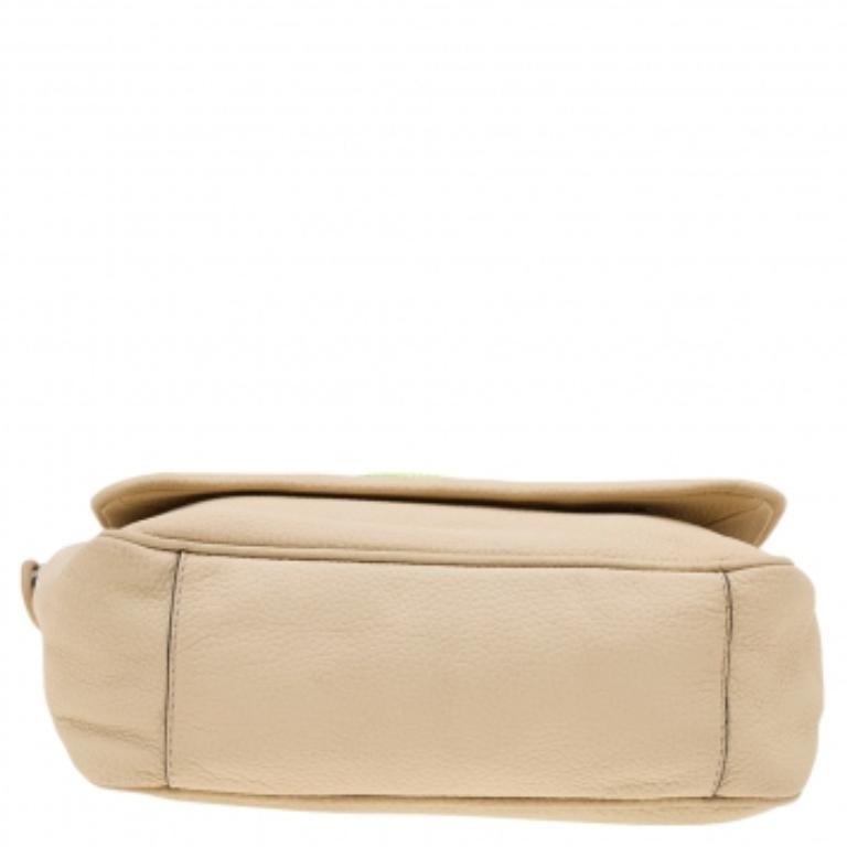 Marc by Marc Jacobs Cream/Neon Leather Novelty Too Hot to Handle Top Handle Bag In Fair Condition For Sale In Dubai, Al Qouz 2