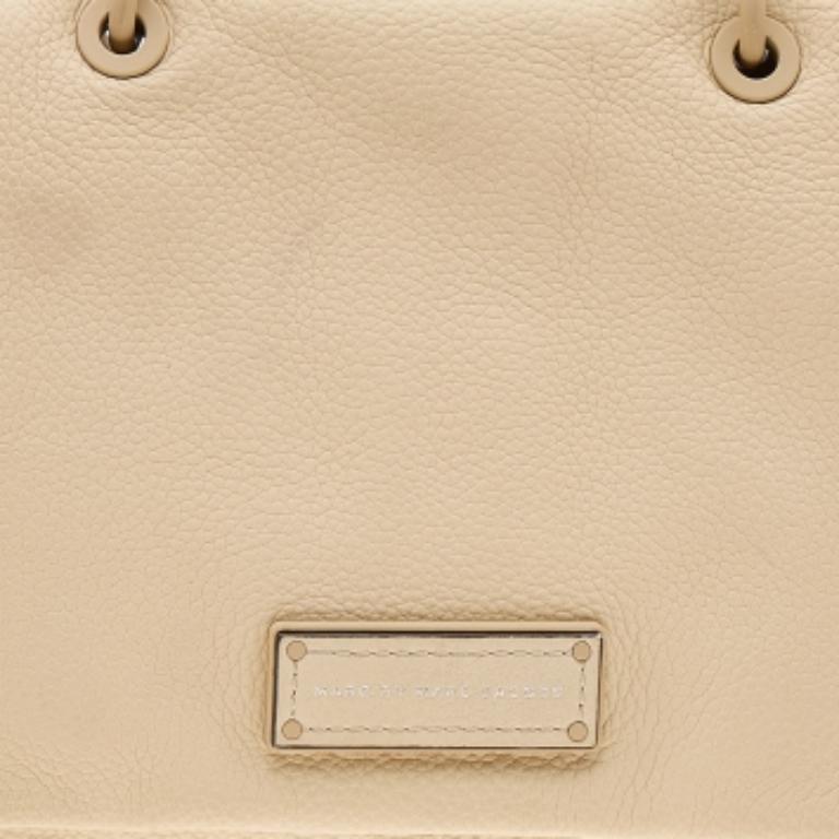 Marc by Marc Jacobs Cream/Neon Leather Novelty Too Hot to Handle Top Handle Bag For Sale 2