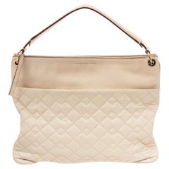 Marc By Marc Jacobs Cream Tread Lightly Cross Body Bag with gold-tone hardware