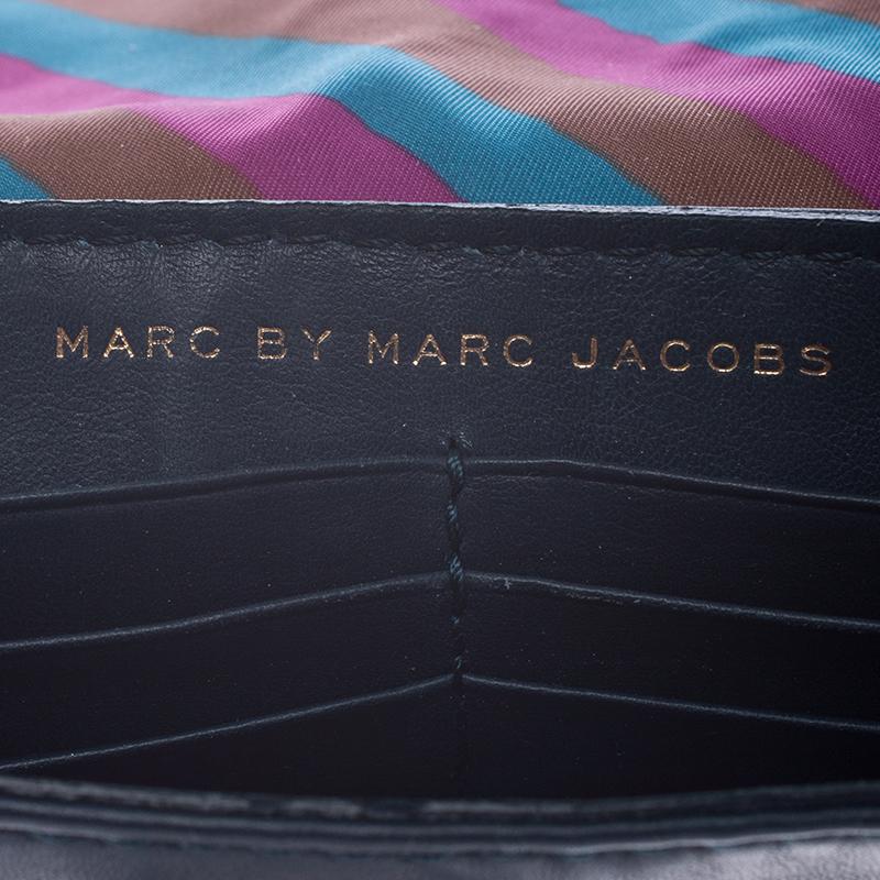 Marc by Marc Jacobs Dark Green Leather Turnlock Crossbody Bag 2
