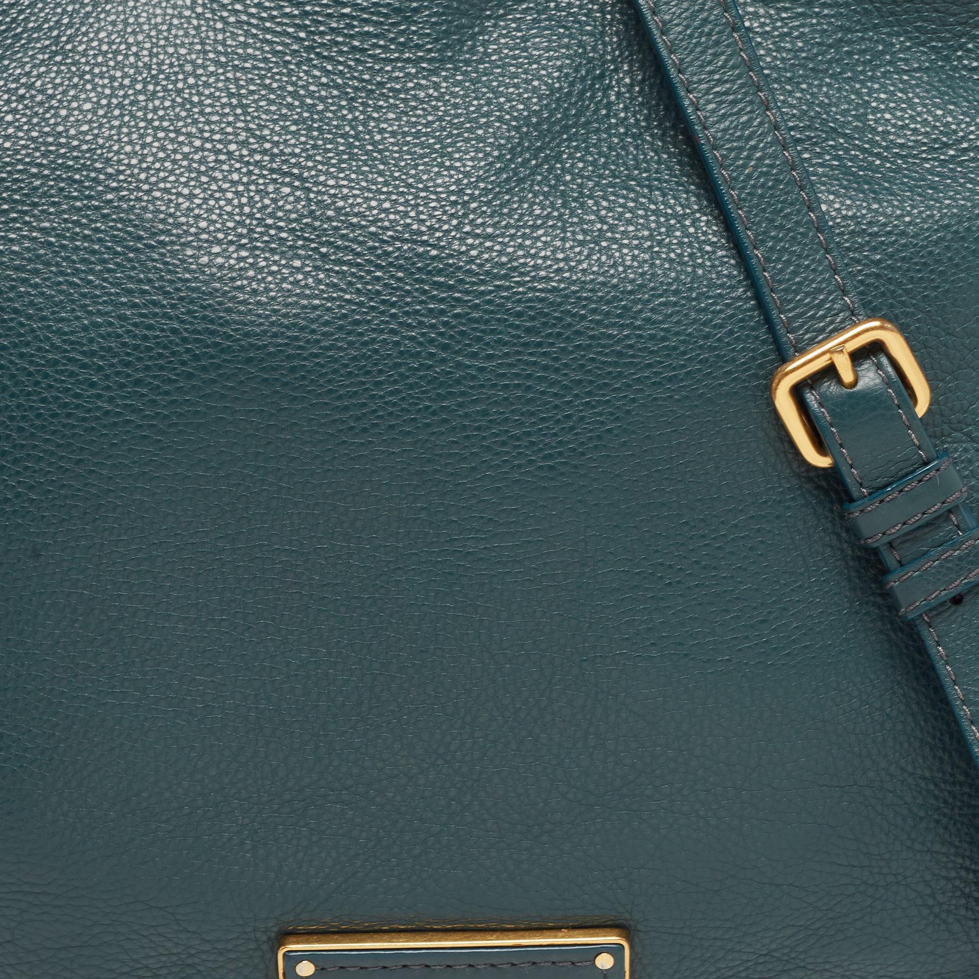 Women's Marc by Marc Jacobs Green Leather Too Hot to Handle Tote
