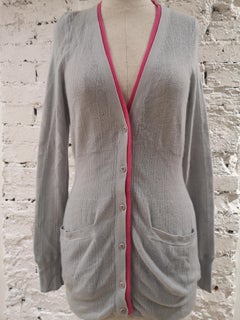 Marc by Marc Jacobs grey cachemire cardigan sweater