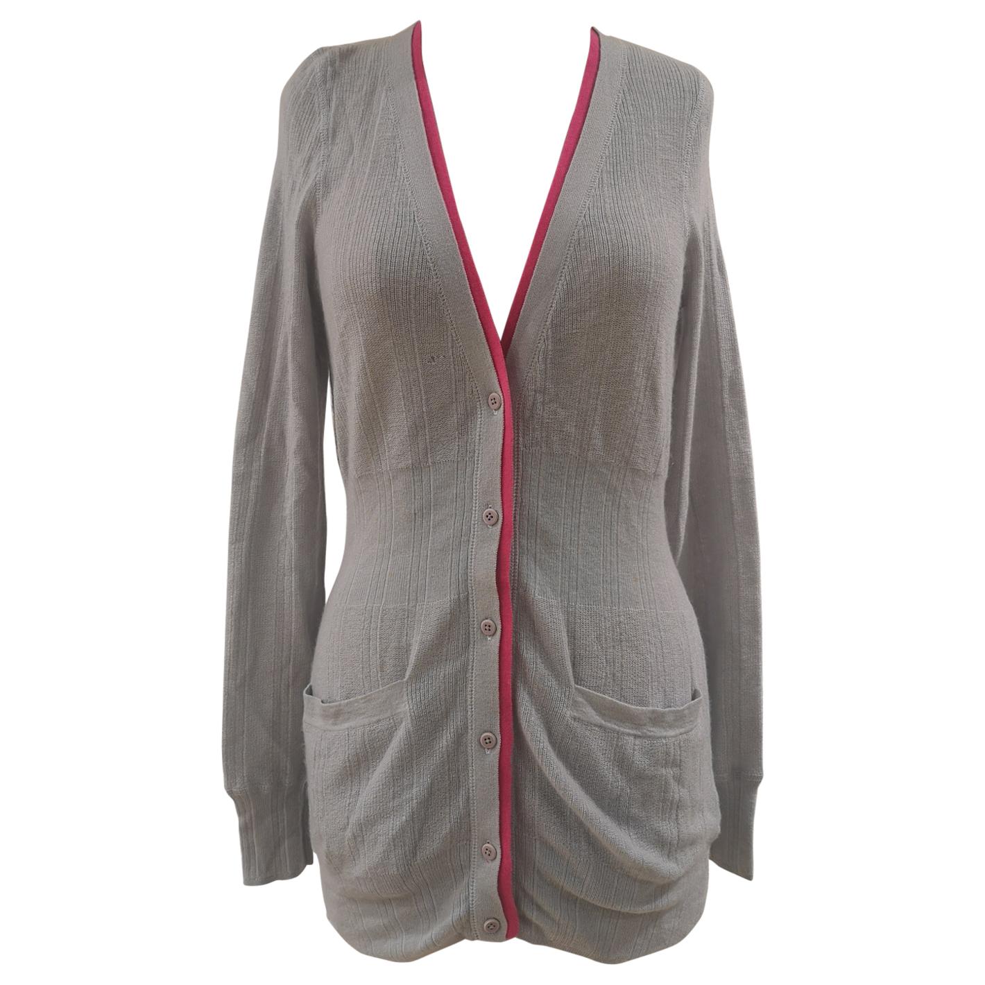 Marc by Marc Jacobs grey cachemire cardigan sweater For Sale