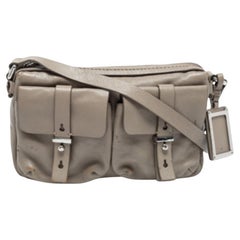 Marc by Marc Jacobs Grey Leather Crossbody Bag