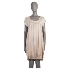 MARC by MARC JACOBS - Robe cape en coton et soie champagne, ivoire, L