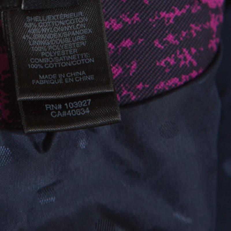 Marc By Marc Jacobs Magenta Printed Cotton Blend Canvas Dress S 1