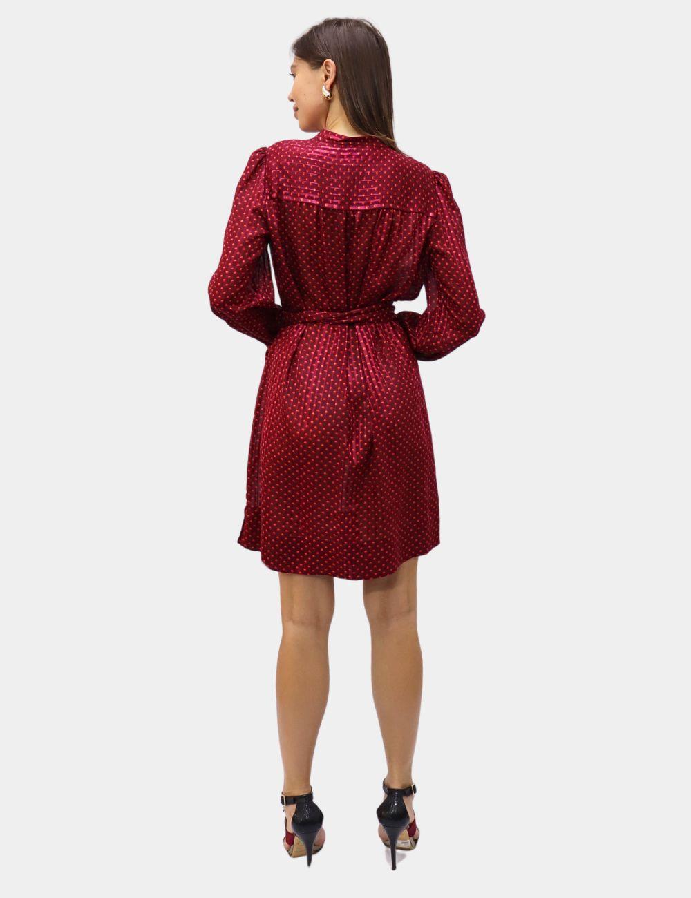 Marc by Marc Jacobs Minetta Silk Graphic Dress EU 38 In Good Condition For Sale In Amman, JO