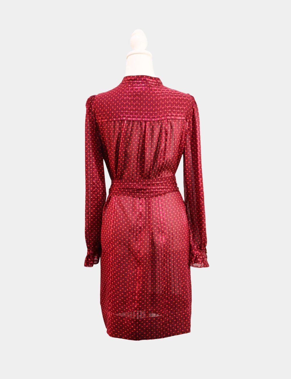 Marc by Marc Jacobs Minetta Silk Graphic Dress EU 38 For Sale 2