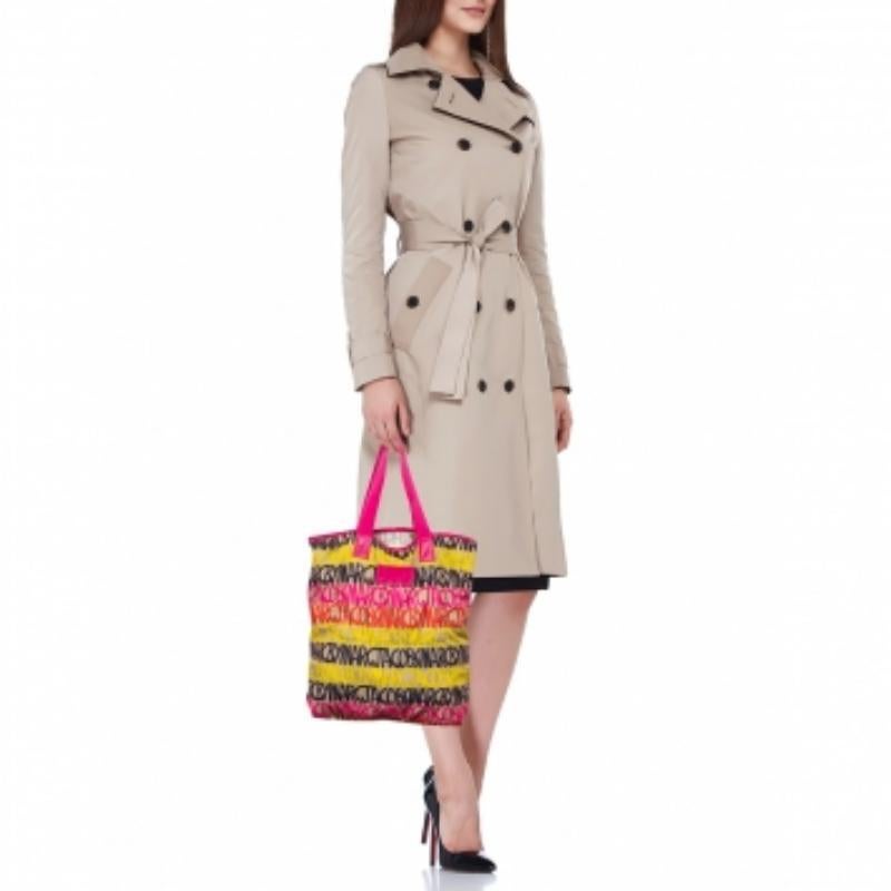 Marc By Marc Jacobs Tote in nylon stampato multicolore in vendita 4