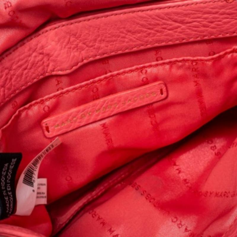 Women's Marc by Marc Jacobs Orange Leather Too Hot To Handle Crossbody Bag For Sale