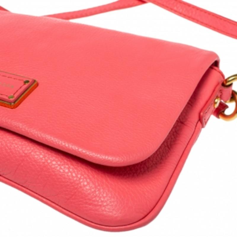 Marc by Marc Jacobs Orange Leather Too Hot To Handle Crossbody Bag For Sale 2