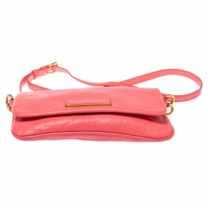 Marc by Marc Jacobs Orange Leather Too Hot To Handle Crossbody Bag For Sale 4