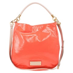 Marc by Marc Jacobs Orange Leather Too Hot To Handle Hobo