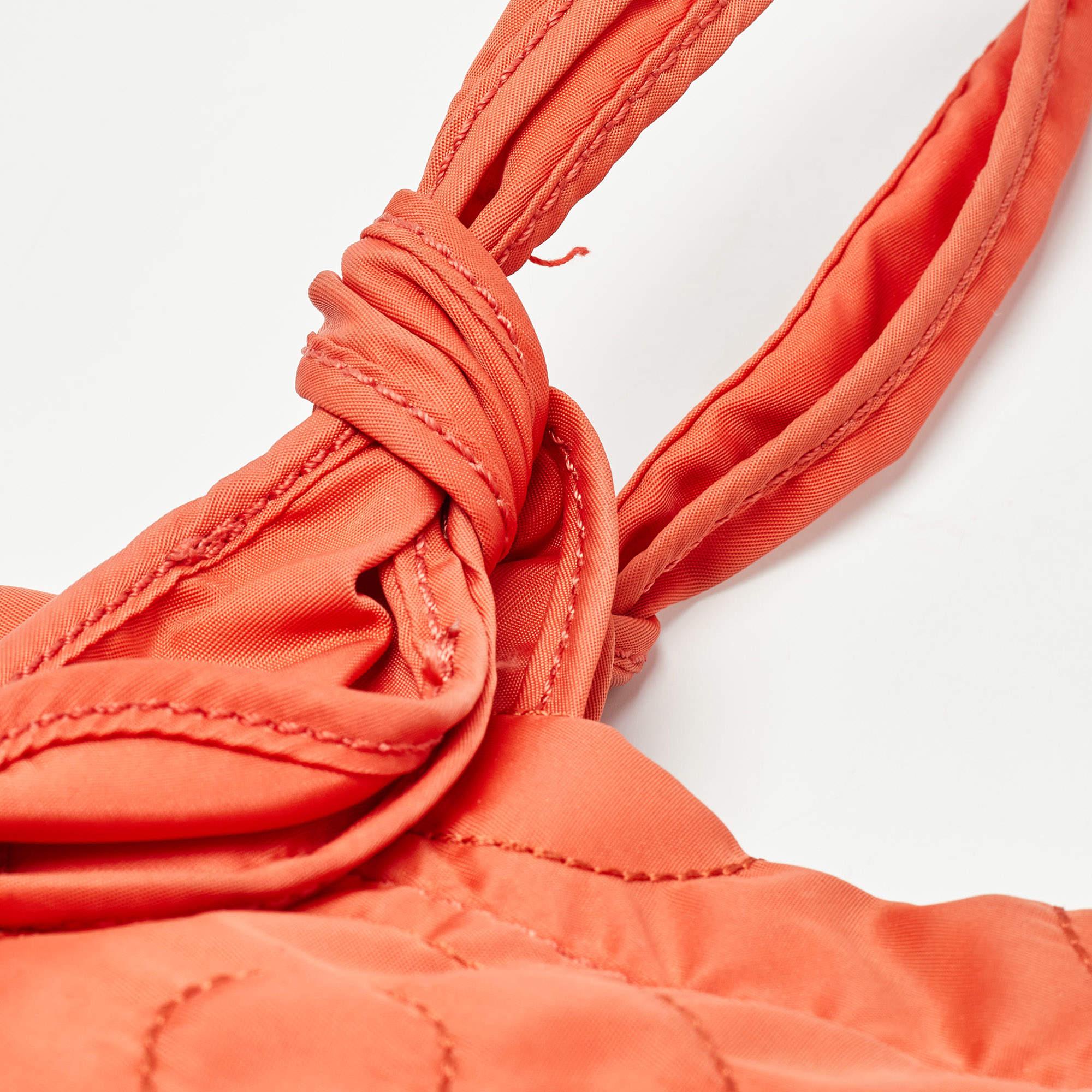 Marc by Marc Jacobs Orange Nylon Medium Pretty Tate Tote For Sale 5