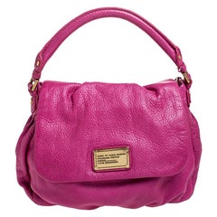 Marc by Marc Jacobs Pink Leather Classic Q Lil Ukita Top Handle Bag