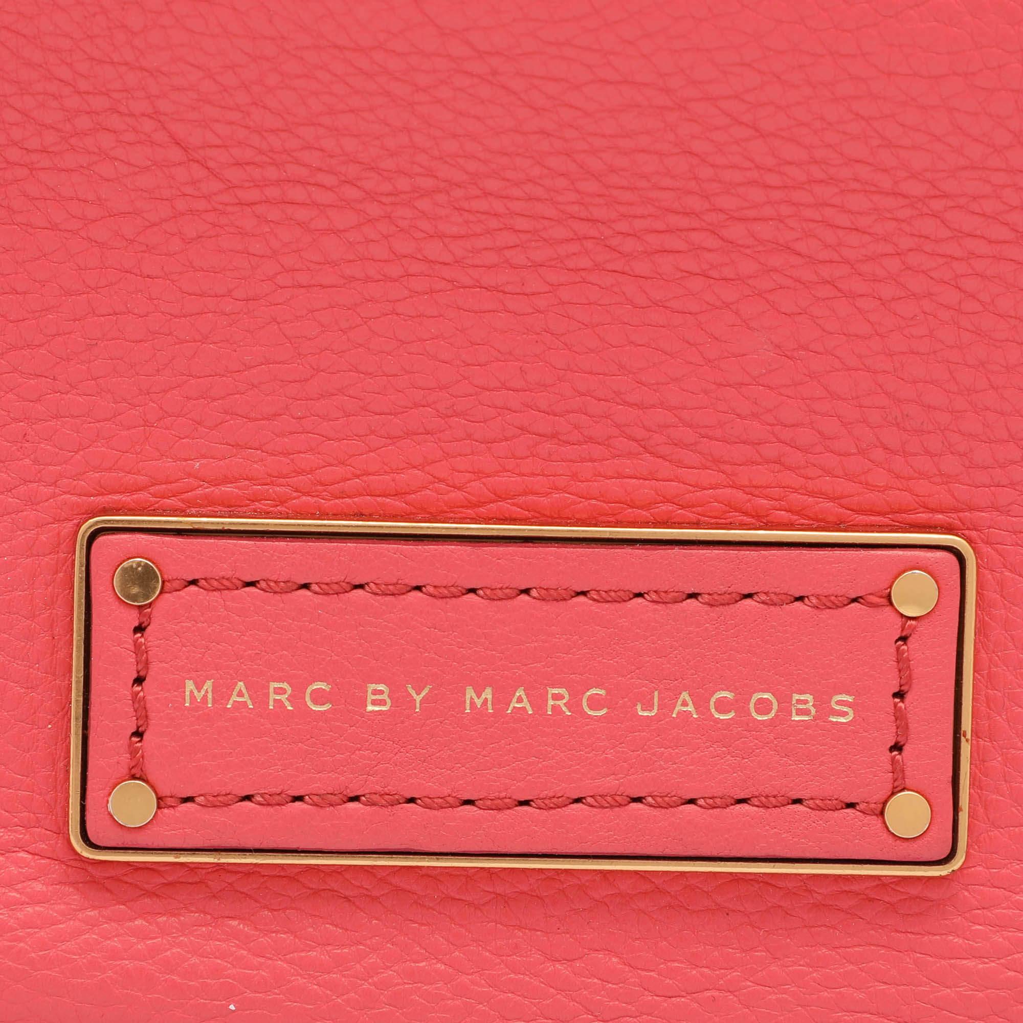 Marc by Marc Jacobs Pink Leather Too Hot To Handle Hobo 1