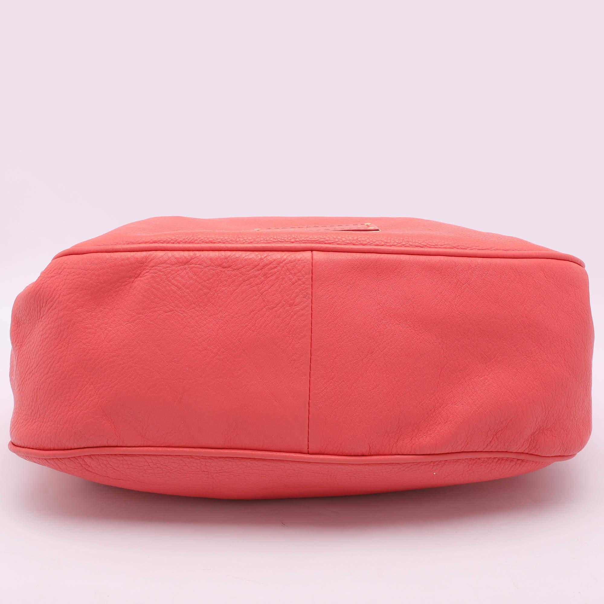 Marc by Marc Jacobs Pink Leather Too Hot To Handle Hobo 2
