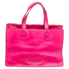 Marc by Marc Jacobs Pink Ligero' Leather Satchel Bag with gold-tone hardware