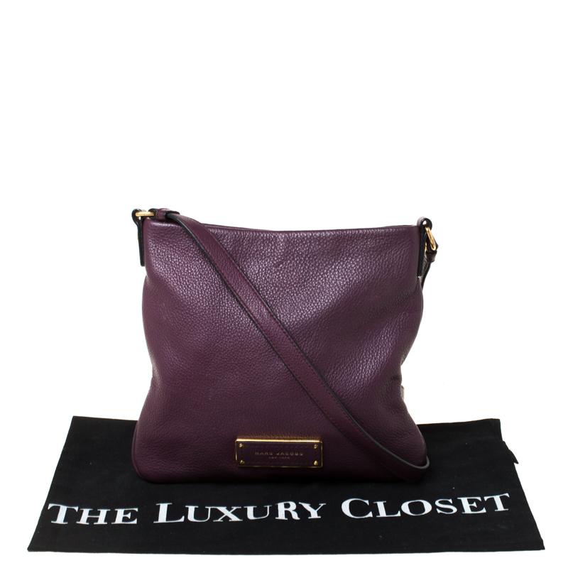Marc by Marc Jacobs Purple Leather Crossbody Bag 4