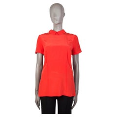 MARC by MARC JACOBS rot Seide SHORT SLEEVE Bluse Shirt 6 S