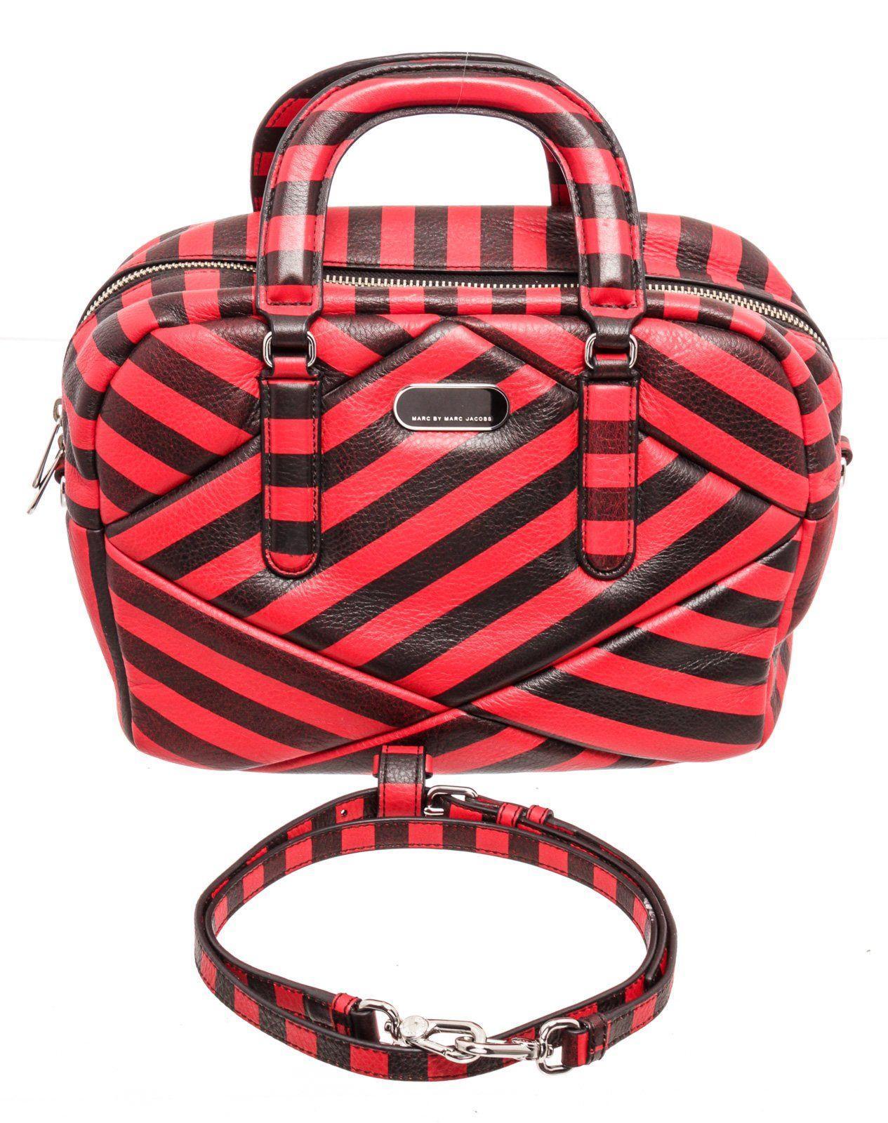 Marc By Marc Jacobs Red Turn Around Satchels with gold-tone hardware 4