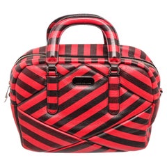 Marc By Marc Jacobs Red Turn Around Satchels with gold-tone hardware