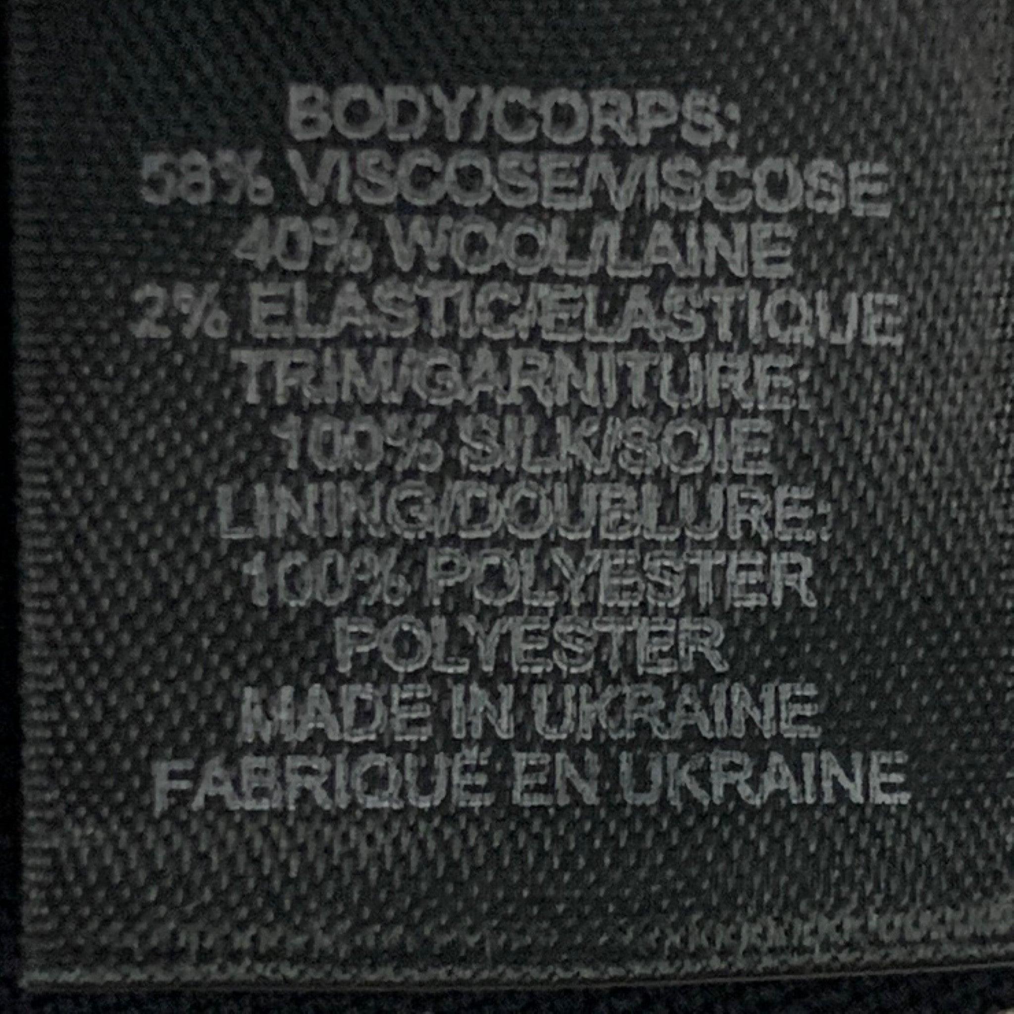 MARC by MARC JACOBS Größe 2 Schwarze Jacke aus Viskosemischung im Angebot 3