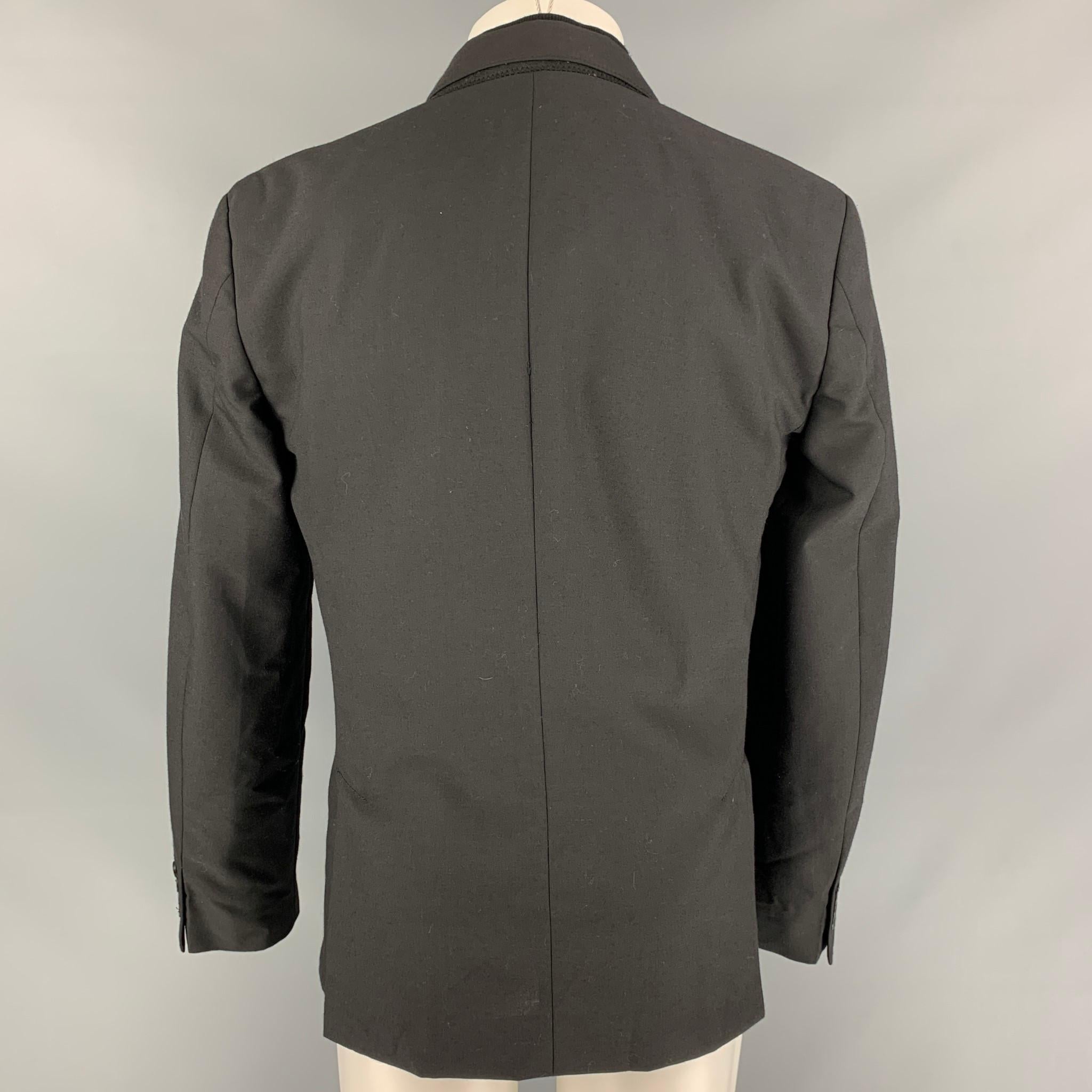Men's MARC by MARC JACOBS Size L Black & Navy Polyester Blend Jacket