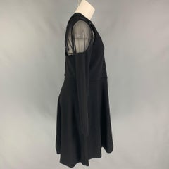 MARC by MARC JACOBS - Robe trapèze en laine noire, taille L