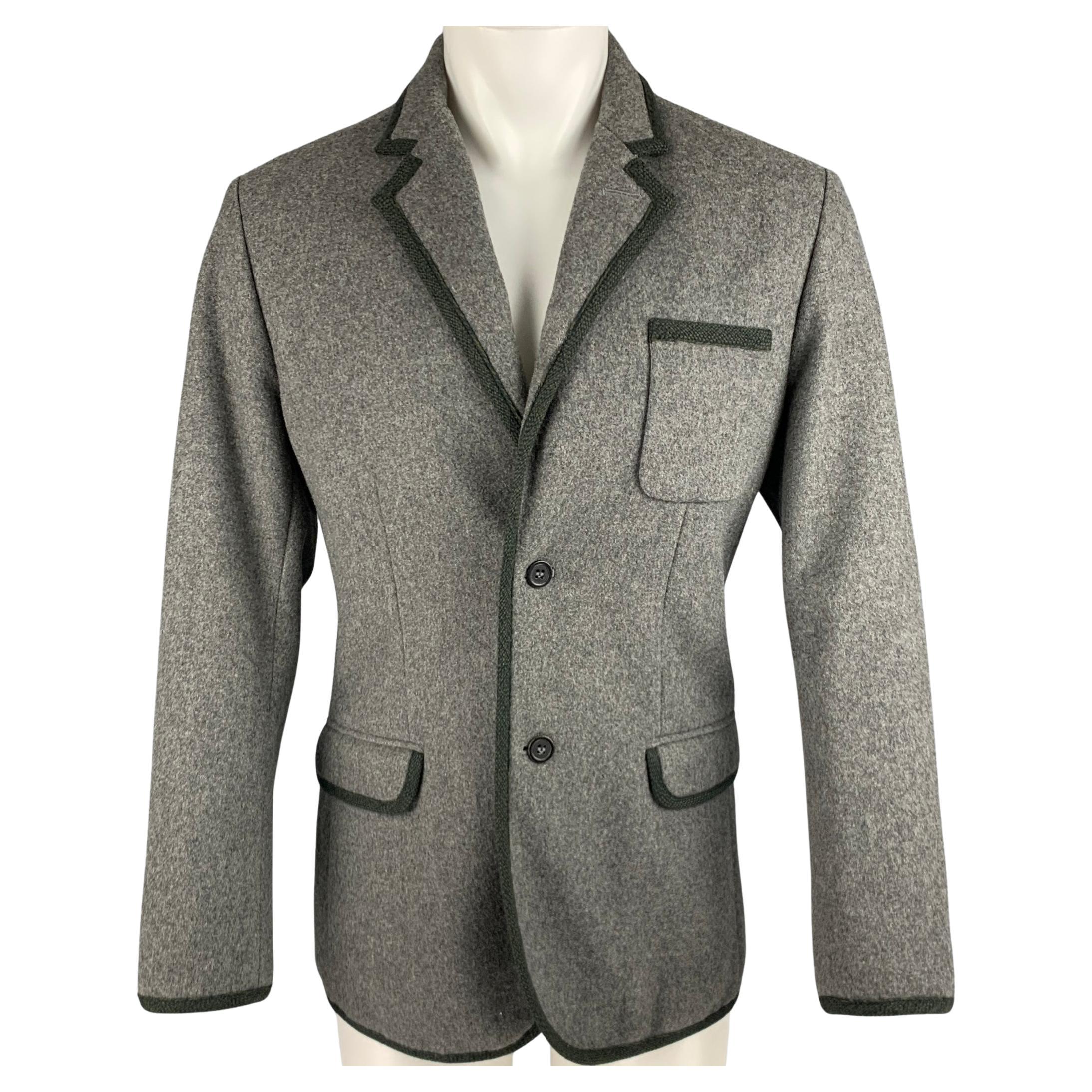 Manteau de sport MARC by MARC JACOBS taille M gris anthracite en laine mélangée en vente