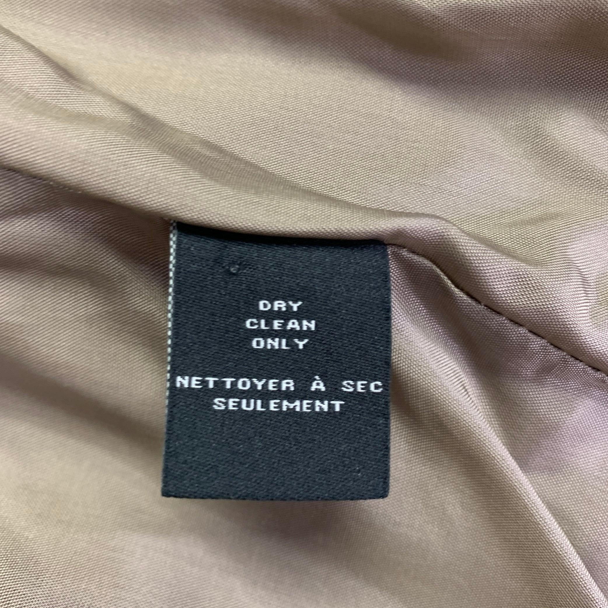 MARC by MARC JACOBS Size M Taupe Moleskin Cotton Notch Lapel Sport Coat For Sale 3
