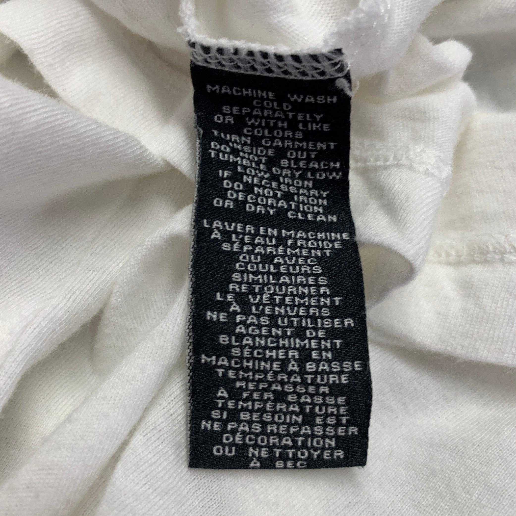 MARC by MARC JACOBS Size M White Olive Snake Cotton Short Sleeve T-shirt 6