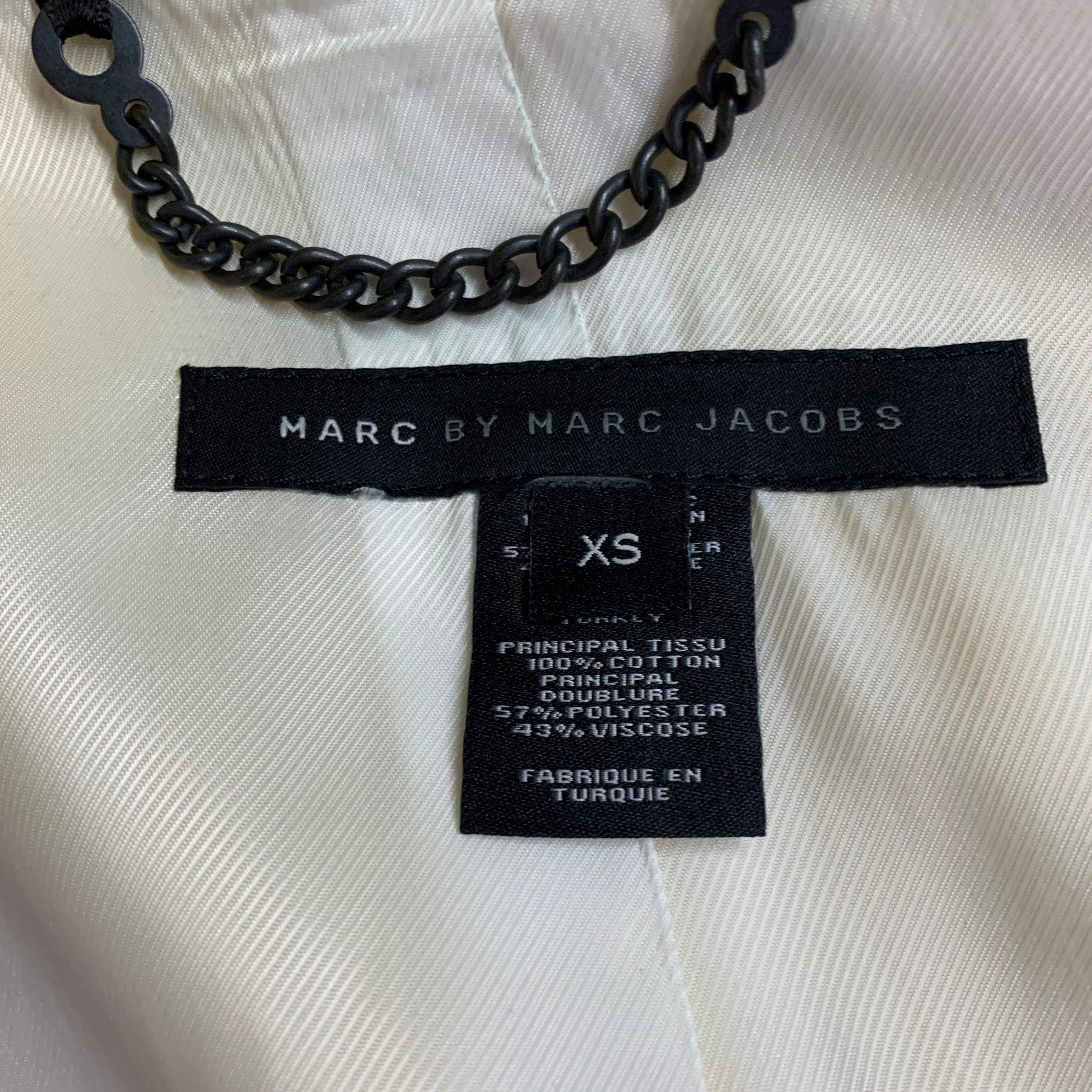 MARC by MARC JACOBS Size XS Yellow Cotton Single Breasted Sport Coat For Sale 4