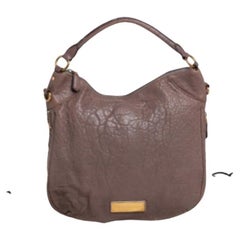 Marc by Marc Jacobs Taupe Leather Classic Q Hillier Hobo