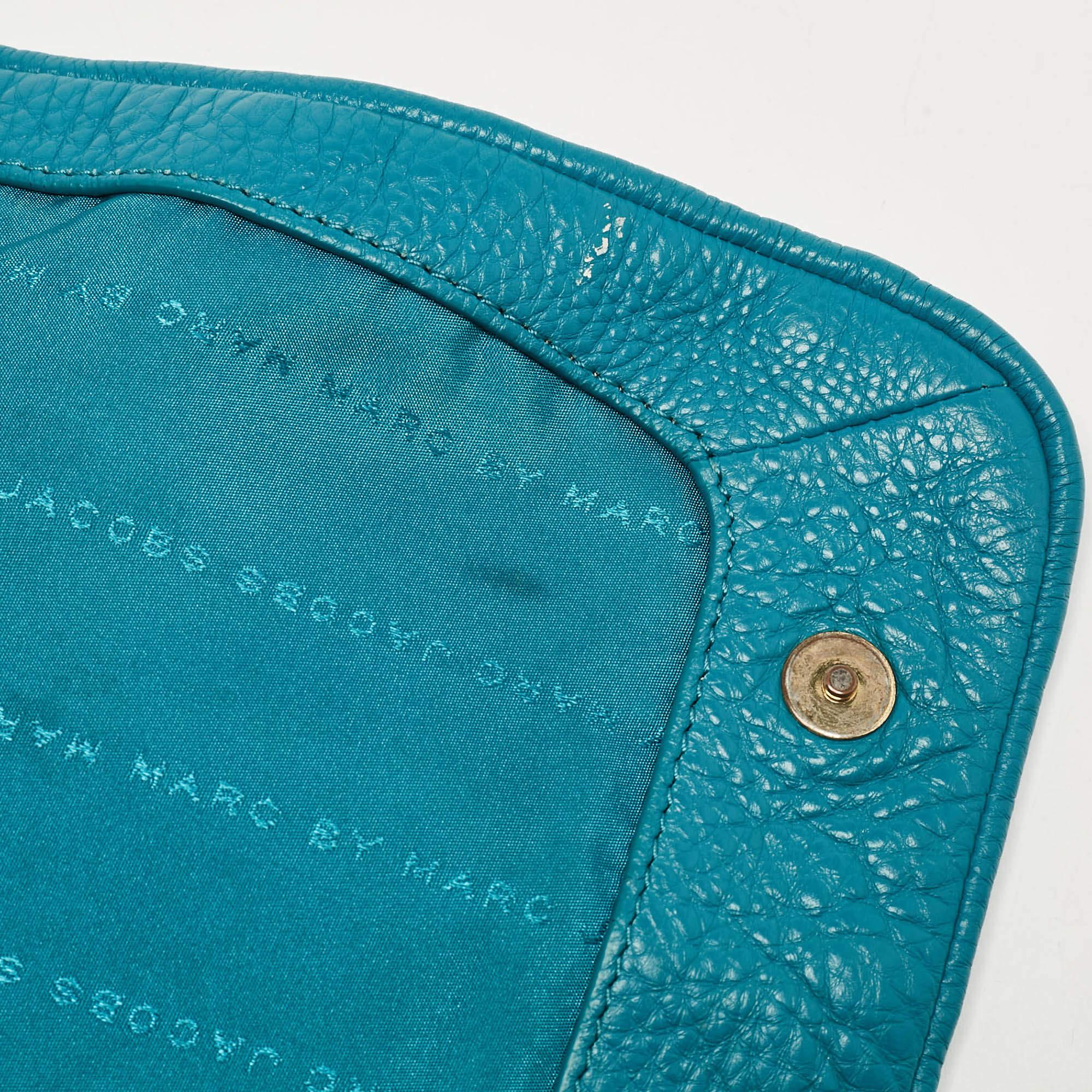 Marc by Marc Jacobs Teal Green Leather Too Hot to Handle Top Handle Bag 2