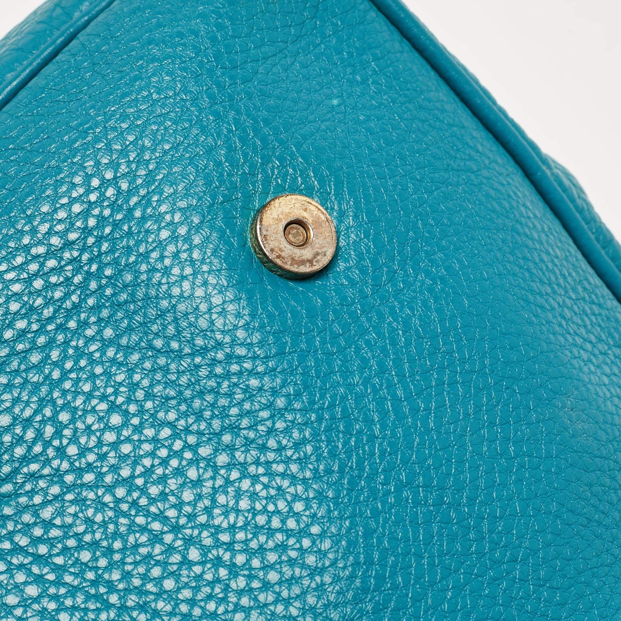 Marc by Marc Jacobs Teal Green Leather Too Hot to Handle Top Handle Bag 3