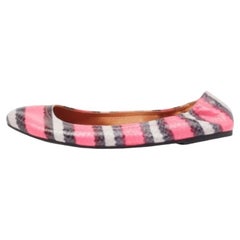Marc by Marc Jacobs Tricolor Geprägte Python Ballett Flats Größe 37.5