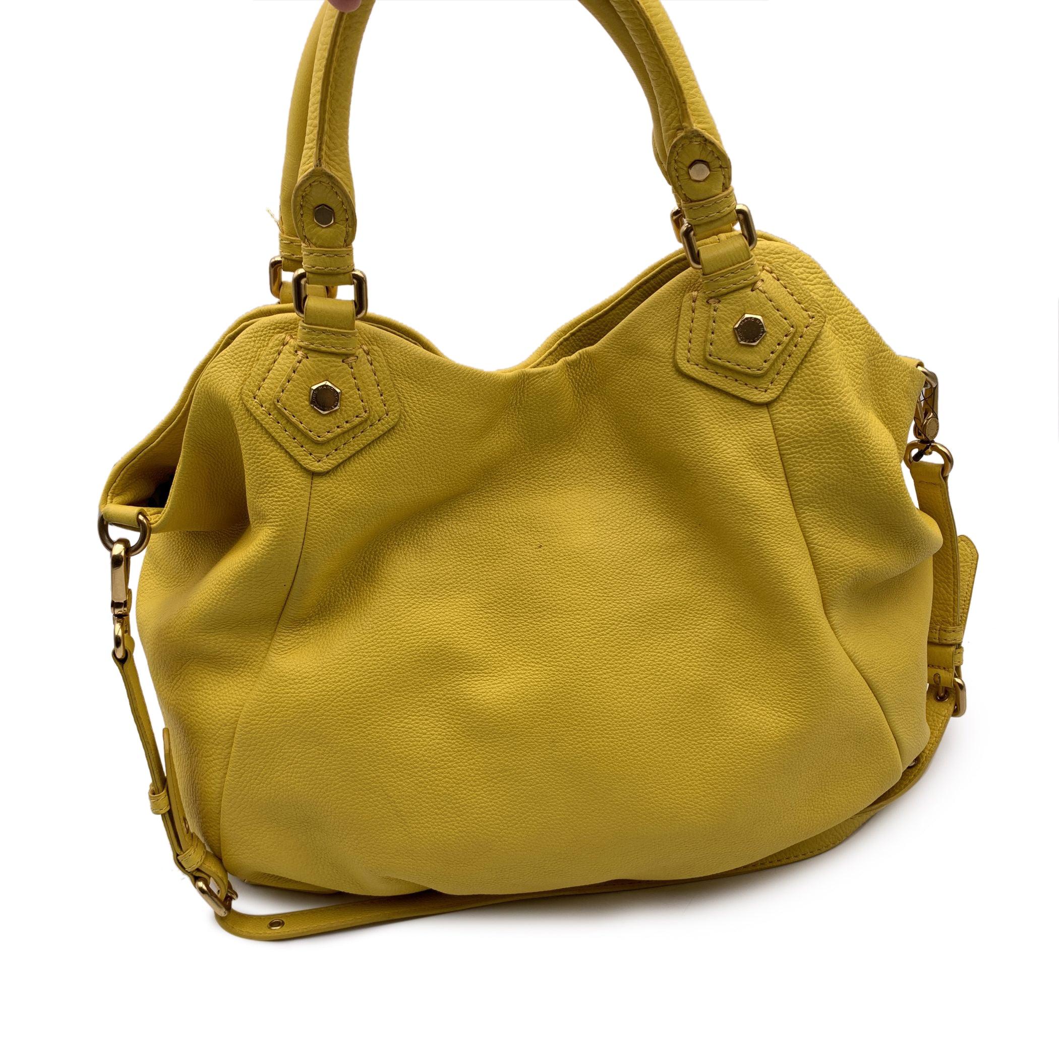 Marc by Marc Jacobs Bolso bandolera The Fran Hobo de piel amarilla Amarillo
