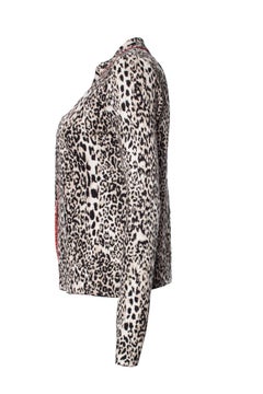 Marc Cain, Cardigan con stampa leopardo