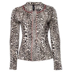 Marc Cain, Cardigan con stampa leopardo