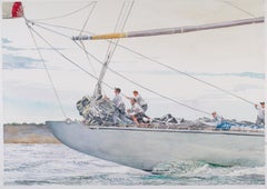 Trimming the Corner- J-Class Yacht Ranger