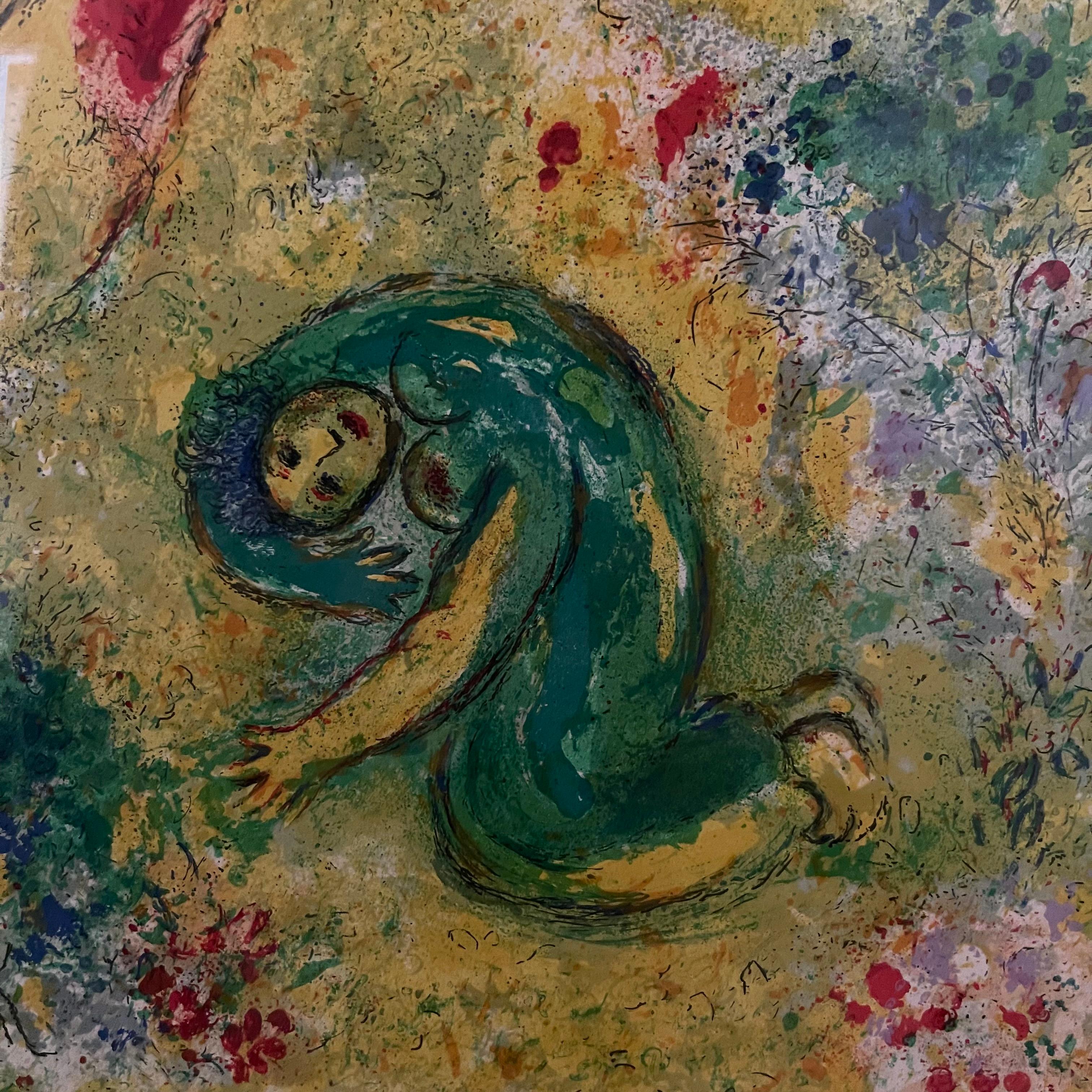 Les Fleurs Saccagees (Die zertrampelten Blumen), aus Daphnis und Chloé, 1961

Jahr: 1961
Verlag: Tériade, Paris
Blattgröße: H 42cm x 32cm
Signatur: Unsigniert, aus der Auflage von 250 und 20 hors-commerce (es gab auch eine signierte und nummerierte