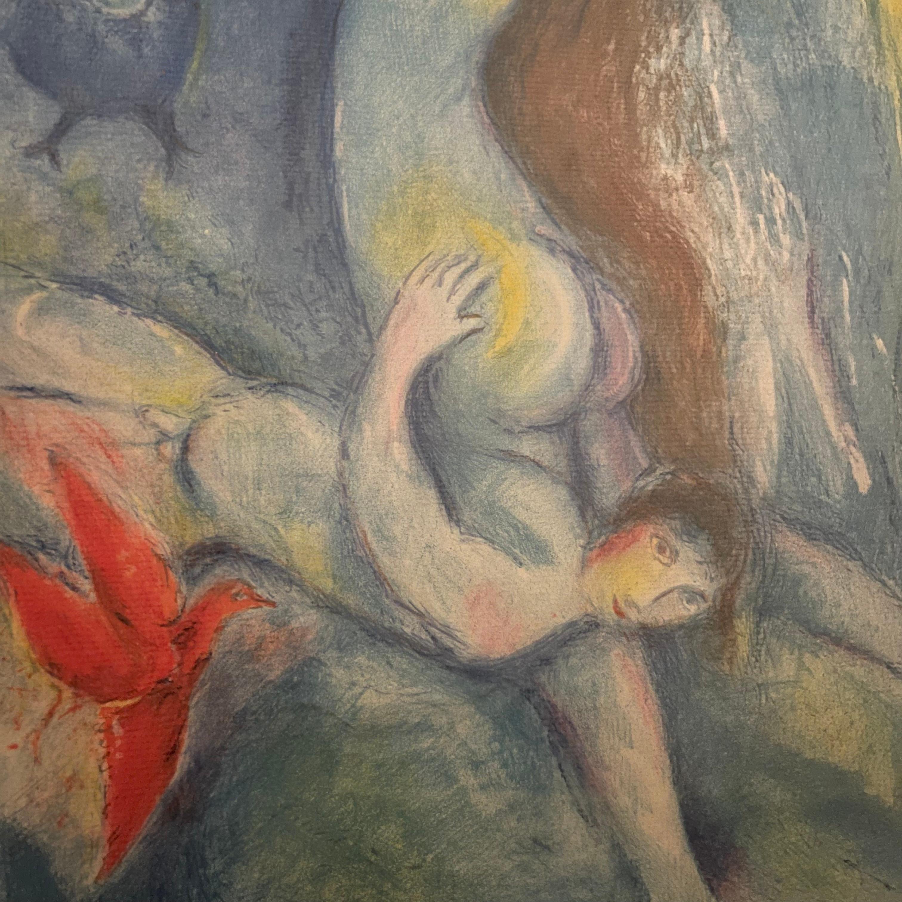 Marc Chagall (1887-1985) Teller 3 aus vier Märchen der arabischen Nachte, 1948 (amerikanisch) im Angebot