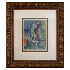 Marc Chagall (1887-1985), planche 3 des quatre contes des nuits arabes, 1948